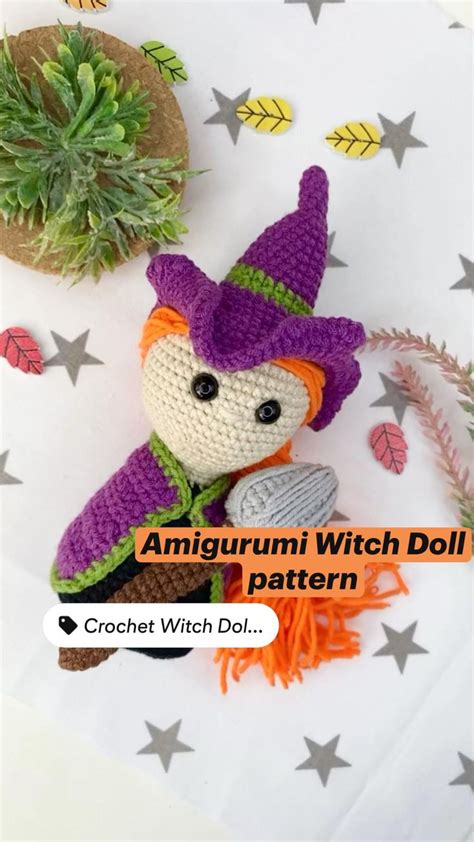 Crochet Witch Doll pattern. Easy crochet pattern | Diy crochet doll ...