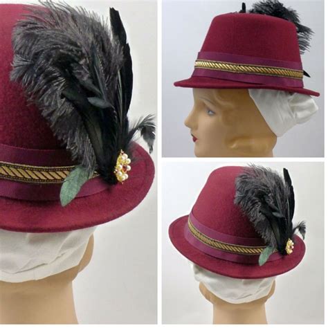 Renaissance Hat Elizabethan Flat Crown Tall Hat Made To Etsy