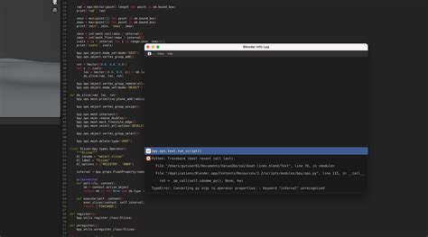Python Blender Script Slices Py Not Working Keyword Unrecognized