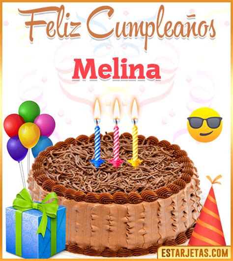 Feliz Cumplea Os Melina Im Genes Tarjetas Y Mensajes