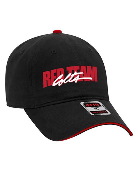 Black Colts Red Team Cap Colts Mall