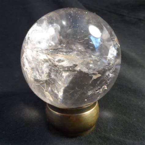 Large 3 Quartz Crystal Ball Natral Quartz Crystal Etsy Crystal