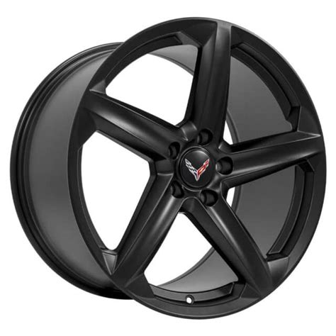 C8 Corvette Carbon Style Reproduction Wheel Set