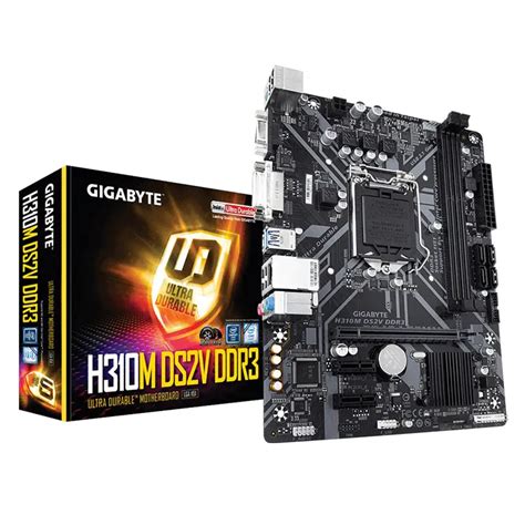 Gigabyte Intel H310m Ds2v Ddr3 32gb Lga1151 Micro Atx 4 X Sata 6 Gbs