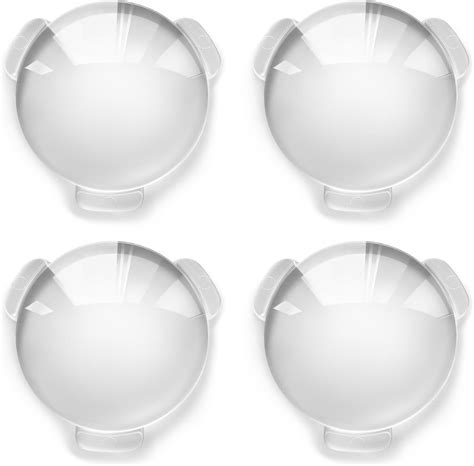 Biconvex Lens Set Pop Tech Glass Lens Bi Convex 34mm Diameter 45mm Focal Length