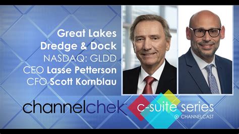 Great Lakes Dredge Dock Gldd Ceo Lasse Petterson Cfo Scott