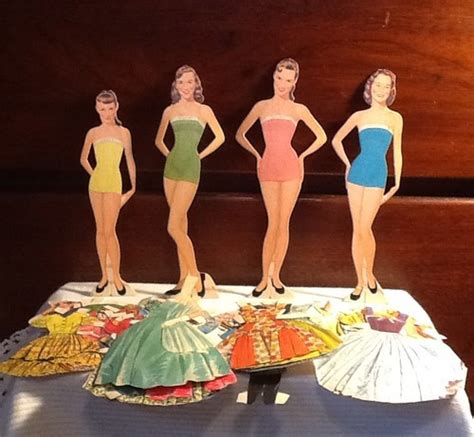 Vintage Lennon Sisters Paper Doll Set 44 Pcs 1958 Whitman 432125732