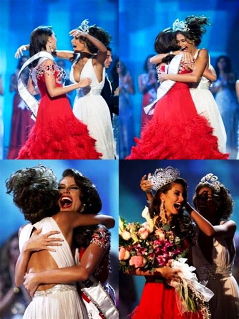 Dayana Mendoza Y Estefania Fernández Miss Universo Con La Emoción A