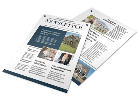 Modern Real Estate Newsletter Template Mycreativeshop