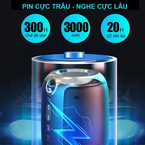 Loa Bluetooth Mini Không Dây Bass Mạnh S1 Cầm Tay Có Đèn Led RGB Treble