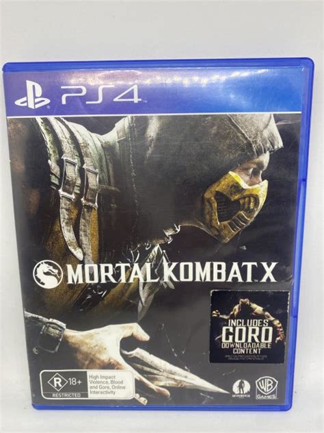 Mortal Kombat X PS4 Playstation Overrs Gameola Marketplace