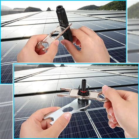 Snapklik.com : Landhoow 6 Pcs Solar Panel Connector Tool Solar Metal