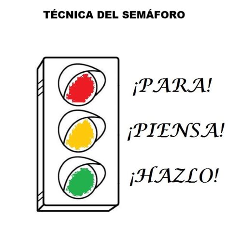 Técnica Del Semáforo ¿cómo Podemos Regular La Conducta Impulsiva En