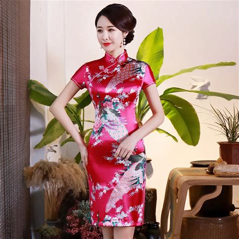 Nova Mulher Vestido De Festa Noite Tradicional Chin S Cheongsam