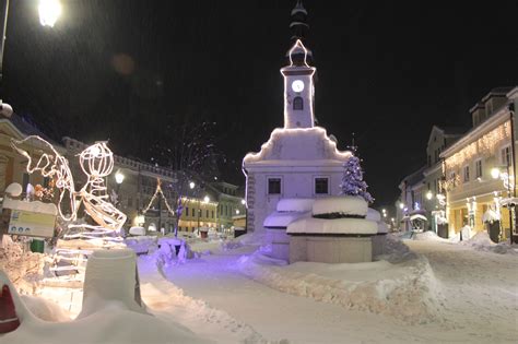 Gmünd präsentiert sich sehr winterlich zum ersten Adventwochenende