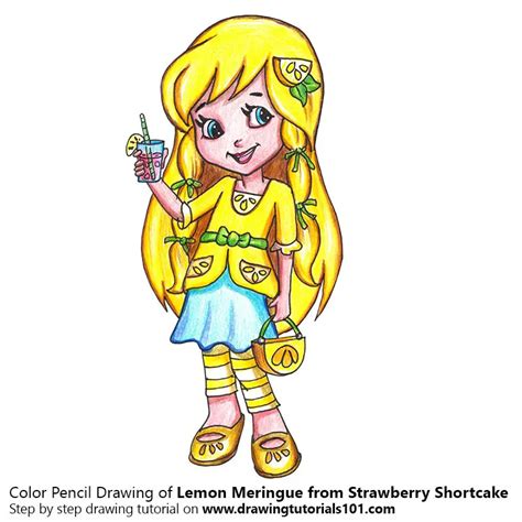 How To Draw Lemon Meringue From Strawberry Shortcake Strawberry