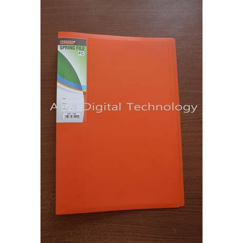 Jual Spring File Kenko Folio Spr 100f Oren Oranye Folder Map Snell