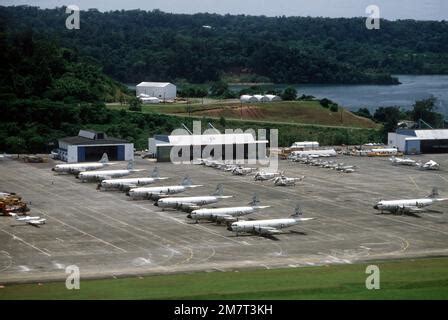 Aerial View Of The Fleet Composite Squadron Vc Hangar Area Base