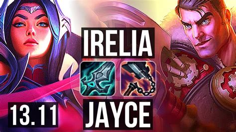 Irelia Vs Jayce Top 7 Solo Kills Godlike Kr Master 1311 Youtube