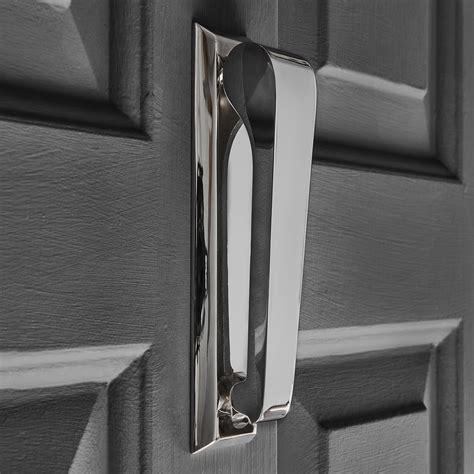 The Slim Door Knocker - Polished Nickel - Grace & Glory