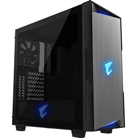 Gigabyte Aorus C Glass Atx Mid Tower Pc Case Gb Ac G Ebay