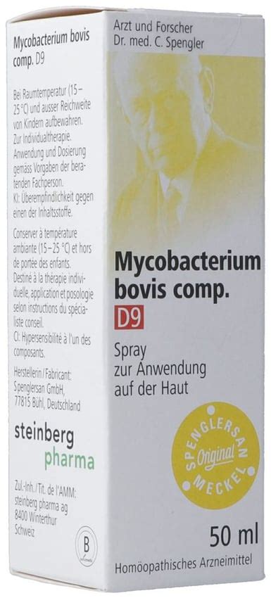 Spenglersan Mycobacterium Bovis Comp Spray D Spray Classic Ml