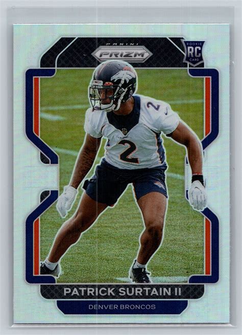 Panini Prizm Patrick Surtain Ii Silver Prizm Rookie Rc Ebay