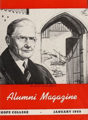 "Hope College Alumni Magazine, Volume 3, Number 1: January 1950" by ...