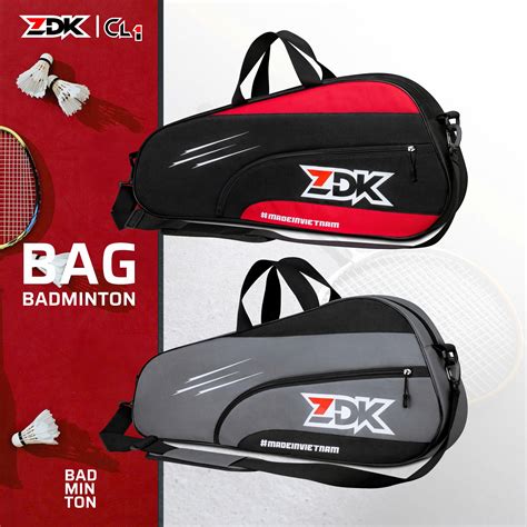 ZDK badminton racket bag is thick and spacious, standard badminton