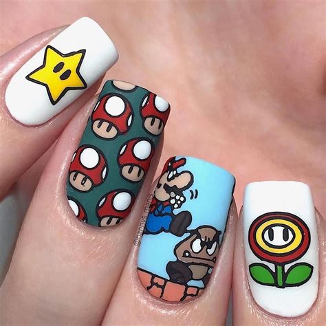 Unhas Decoradas Novas Cores Desenhos E Técnicas 400 Fotos