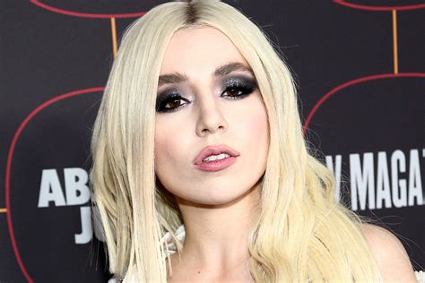 Ava Max Dyes Signature Blonde Hair Bright Orange