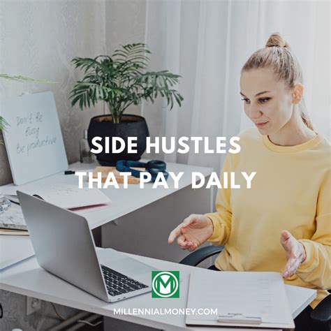 Top 20 Side Hustles That Pay Daily