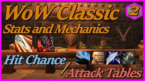 Wow Classic Stats And Mechanics Part 2 Hit Chance Weapon Skill