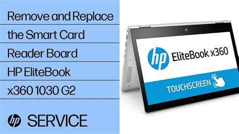 Remove And Replace The Smart Card Reader Board Hp Elitebook X360 1030 G2 Hp Support Youtube