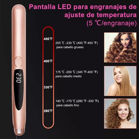 Plancha De Cabello Belug Color Rosa En Cer Mica Coppel