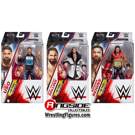 Wwe Elite Top Picks Wave Complete Set Of Toy Wrestling