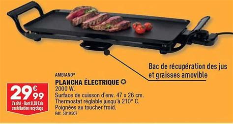 Promo Plancha Lectrique Ambiano Chez Aldi Icatalogue Fr