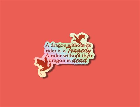 Fourth Wing Sticker Iron Flame Rebecca Yarros Dragons Dragon Rider