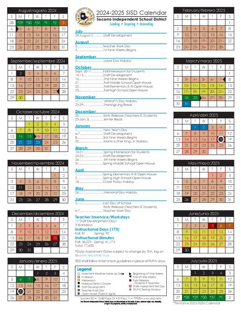 Socorro Isd 2025 To 2025 Calendar Fancy Winnifred