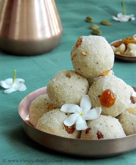 Rava Laddu Rava Ladoo Festival Special Recipes Blend With Spices