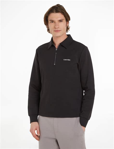 Calvin Klein Micro Logo Repreve Half Zip Koszulki Polo