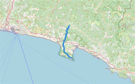 Itinerary Of The Gulfs Hiking Trail Rapallo Liguria Pacer