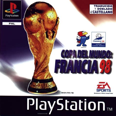 World Cup 98 1998 PlayStation Box Cover Art MobyGames