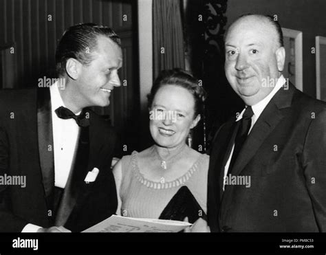 Alfred Hitchcock With His Wife Alma Reville Lady Hitchcock Circa 1956 File Reference 32914