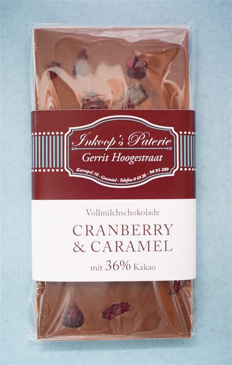 Inkoop S Paterie Greetsiel Tafelschokolade Cranberry Und Caramel