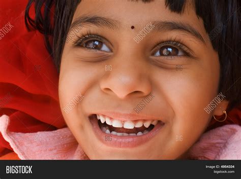 Smiling Indian Girl Image And Photo Free Trial Bigstock