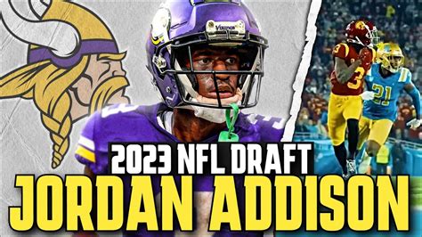 Jordan Addison Highlights Comparisons 2023 NFL Draft Win Big Sports