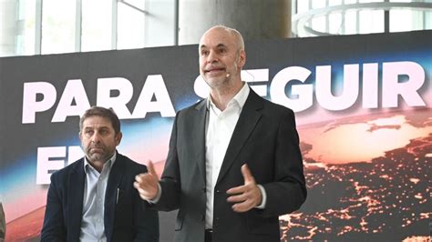 Horacio Rodríguez Larreta Por El Respaldo De Mauricio Macri En Las