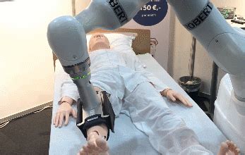 Robert Rehab Robot For Bedridden Patients Robot Rehab Medical Field