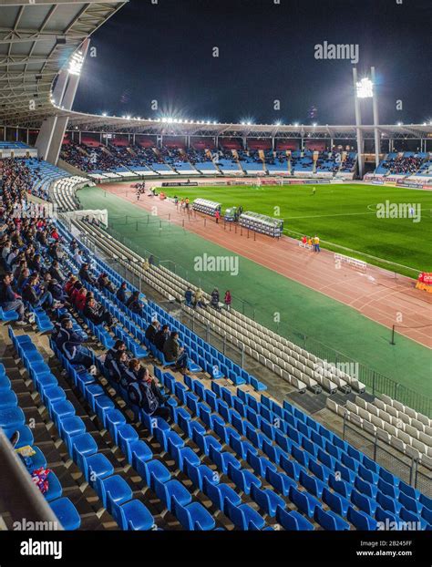 Estadio de los Juegos Mediterraneos, Almeria, Andalusia, Spain Stock ...